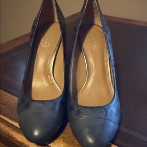 Coach Black Women's Pumps Size 7 1/2